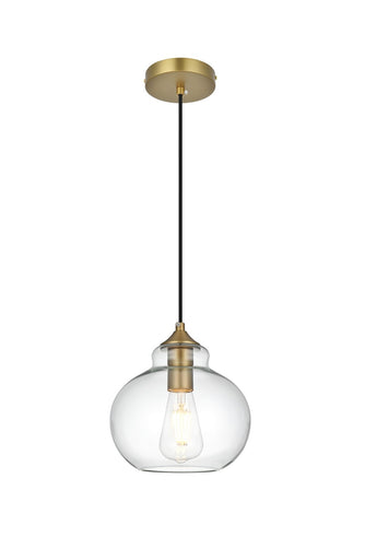 Destry One Light Pendant Satin Gold