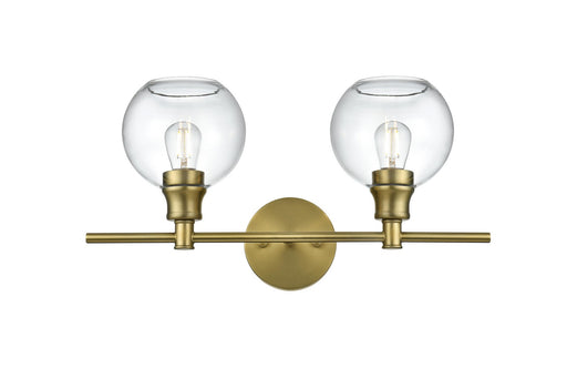Collier Two Light Wall Sconce Satin Gold