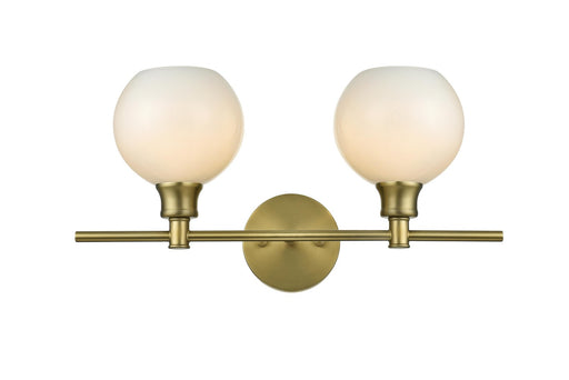 Collier Two Light Wall Sconce Satin Gold