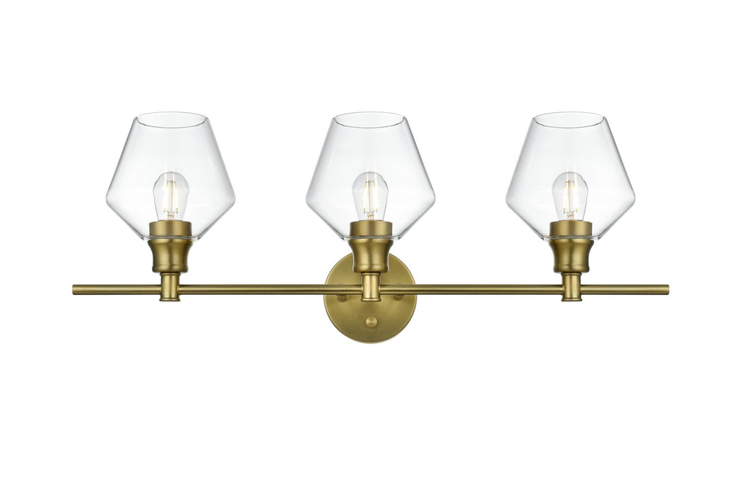 Elegant Lighting - LD2316SG - Three Light Wall Sconce - Gene - Satin Gold