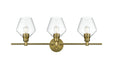 Elegant Lighting - LD2316SG - Three Light Wall Sconce - Gene - Satin Gold