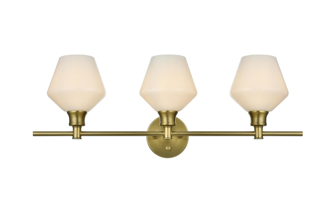 Elegant Lighting - LD2317SG - Three Light Wall Sconce - Gene - Satin Gold