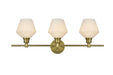 Elegant Lighting - LD2317SG - Three Light Wall Sconce - Gene - Satin Gold