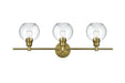 Elegant Lighting - LD2318SG - Three Light Wall Sconce - Collier - Satin Gold