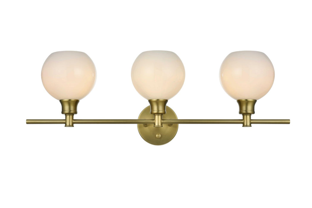 Elegant Lighting - LD2319SG - Three Light Wall Sconce - Collier - Satin Gold