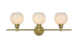 Elegant Lighting - LD2319SG - Three Light Wall Sconce - Collier - Satin Gold