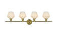 Elegant Lighting - LD2321SG - Four Light Wall Sconce - Gene - Satin Gold