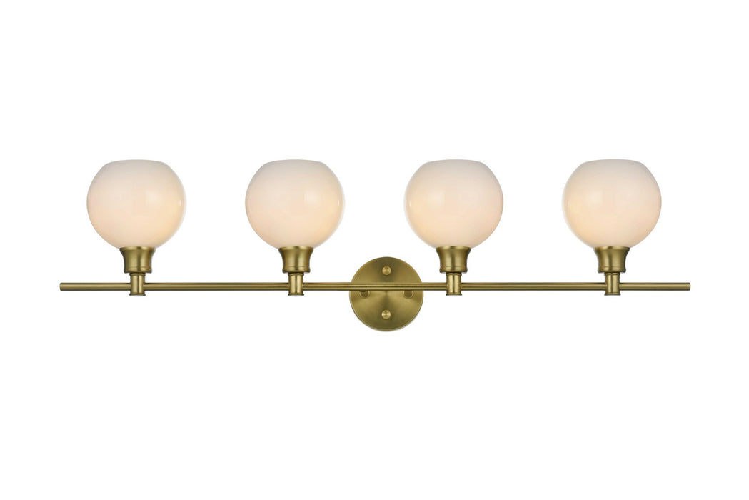 Elegant Lighting - LD2323SG - Four Light Wall Sconce - Collier - Satin Gold