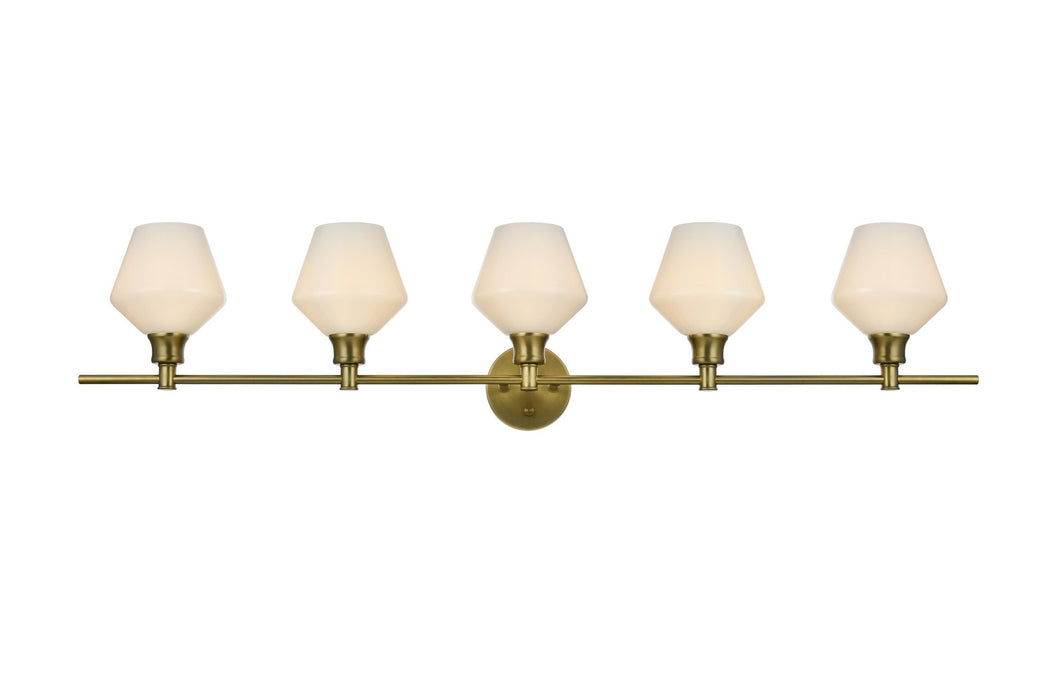 Elegant Lighting - LD2325SG - Five Light Wall Sconce - Gene - Satin Gold