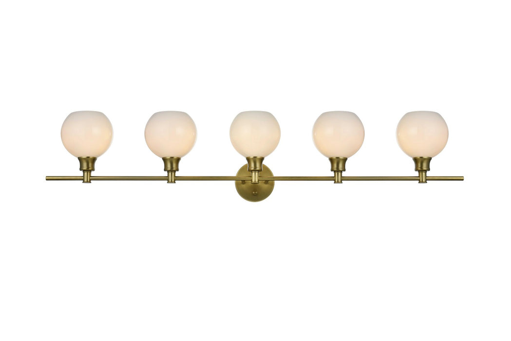 Elegant Lighting - LD2327SG - Five Light Wall Sconce - Collier - Satin Gold