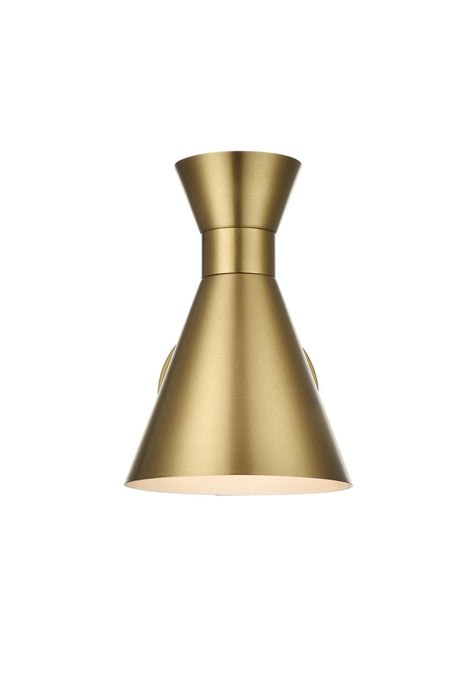 Elegant Lighting - LD2353SG - One Light Wall Sconce - Halycon - Satin Gold