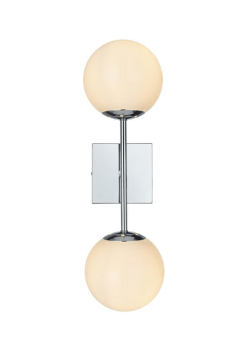 Neri Two Light Wall Sconce Satin Gold