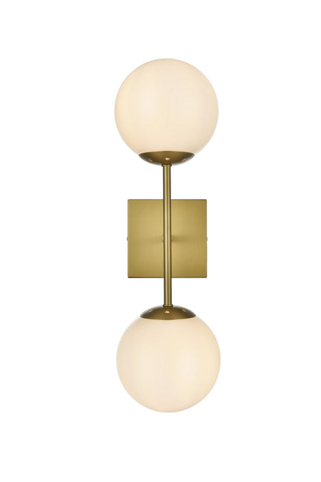 Elegant Lighting - LD2358SG - Two Light Wall Sconce - Neri - Satin Gold