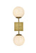 Elegant Lighting - LD2358SG - Two Light Wall Sconce - Neri - Satin Gold
