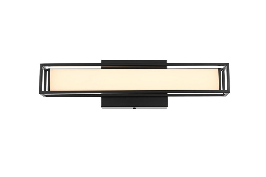Elegant Lighting - LD301W16BK - LED Wall Sconce - Aden - Black