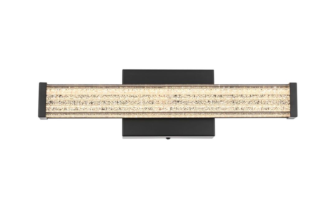 Elegant Lighting - LD303W16BK - LED Wall Sconce - Jaxx - Black