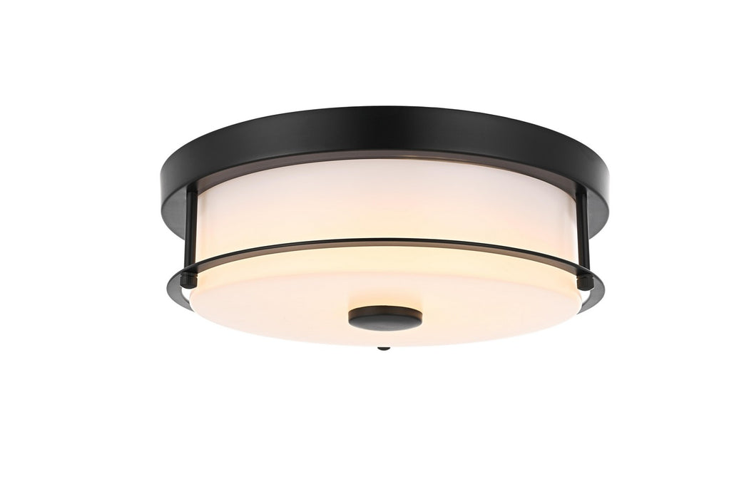 Elegant Lighting - LD304F12BK - LED Flush Mount - Kolson - Black