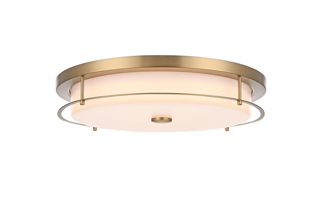 Elegant Lighting - LD304F20SG - LED Flush Mount - Kolson - Satin Gold