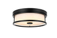 Elegant Lighting - LD305F12BK - LED Flush Mount - Kolson - Black