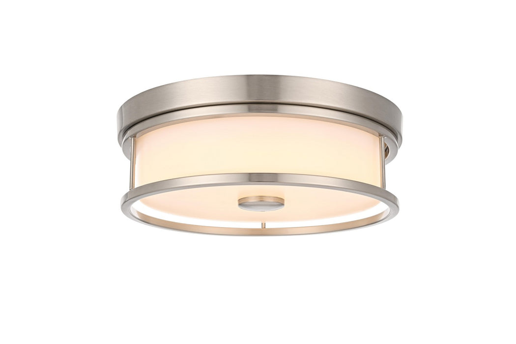 Elegant Lighting - LD305F12PN - LED Flush Mount - Kolson - Polished Nickel