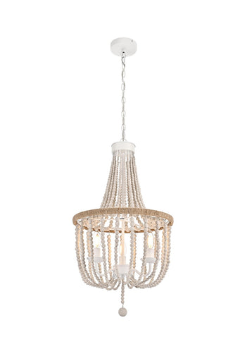Jolie Three Light Pendant Antique white