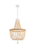 Elegant Lighting - LD306D20BG - Four Light Pendant - Jolie - Beige