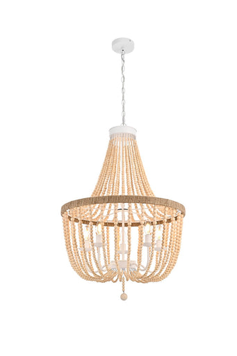 Jolie Five Light Pendant Beige
