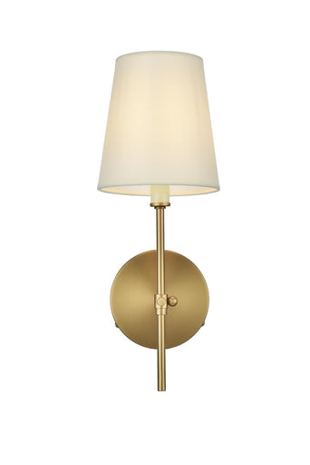 Mel One Light Wall Sconce Satin Gold