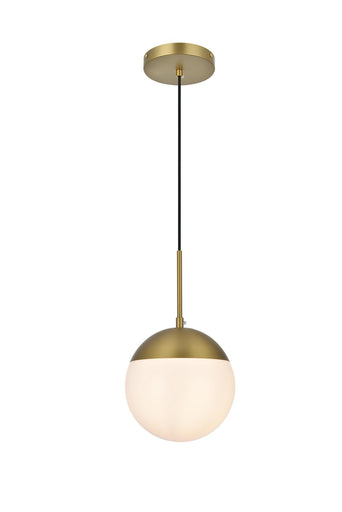 Eclipse One Light Pendant Satin Gold
