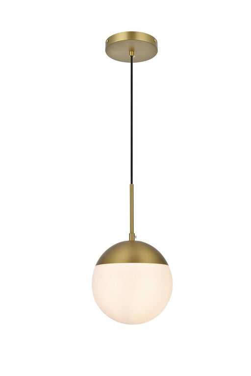 Elegant Lighting - LD6026SG - One Light Pendant - Eclipse - Satin Gold
