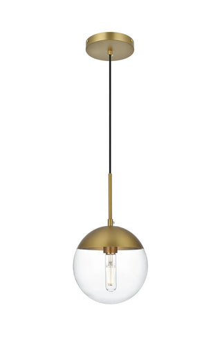 Eclipse One Light Pendant Satin Gold