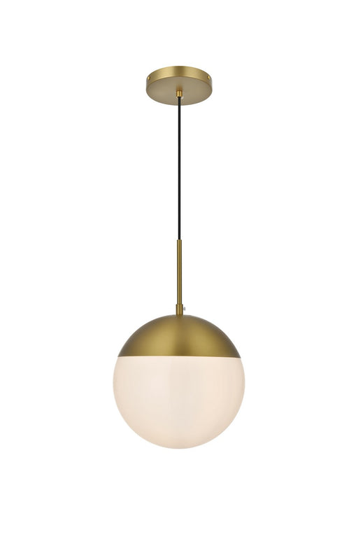 Elegant Lighting - LD6032SG - One Light Pendant - Eclipse - Satin Gold