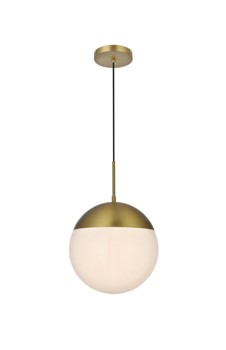 Elegant Lighting - LD6038SG - One Light Pendant - Eclipse - Satin Gold