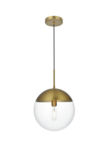 Eclipse One Light Pendant Satin Gold