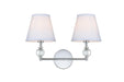 Elegant Lighting - LD7022W15C - Two Light Wall Sconce - Bethany - Chrome