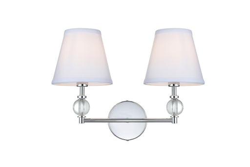 Elegant Lighting - LD7022W15C - Two Light Wall Sconce - Bethany - Chrome