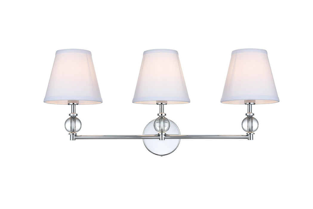 Elegant Lighting - LD7023W24C - Three Light Wall Sconce - Bethany - Chrome