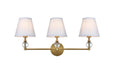 Elegant Lighting - LD7023W24SG - Three Light Wall Sconce - Bethany - Satin Gold
