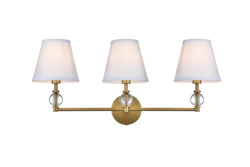 Bethany Three Light Wall Sconce Satin Gold