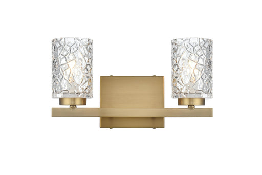 Elegant Lighting - LD7026W14SG - Two Light Wall Sconce - Cassie - Satin Gold