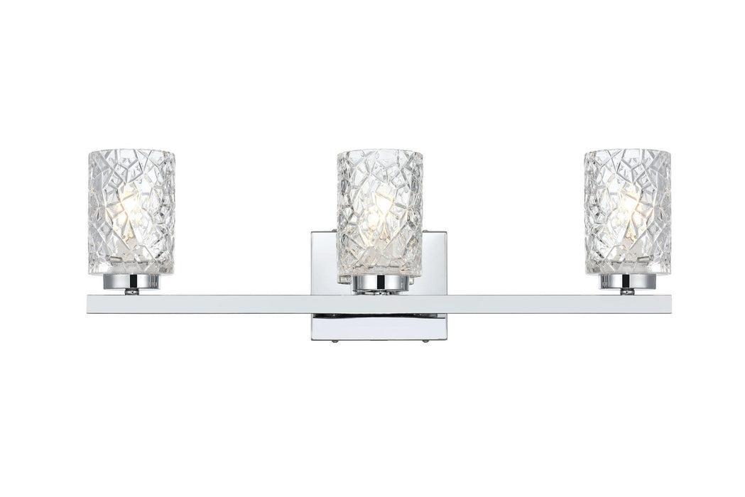 Elegant Lighting - LD7027W24C - Three Light Wall Sconce - Cassie - Chrome