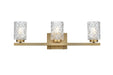 Elegant Lighting - LD7027W24SG - Three Light Wall Sconce - Cassie - Satin Gold