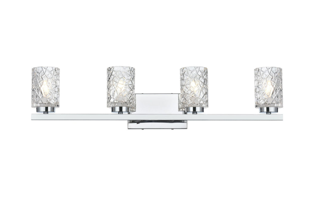 Elegant Lighting - LD7028W32C - Four Light Wall Sconce - Cassie - Chrome