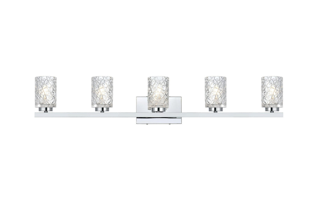 Elegant Lighting - LD7029W41C - Five Light Wall Sconce - Cassie - Chrome