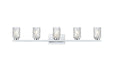 Elegant Lighting - LD7029W41C - Five Light Wall Sconce - Cassie - Chrome