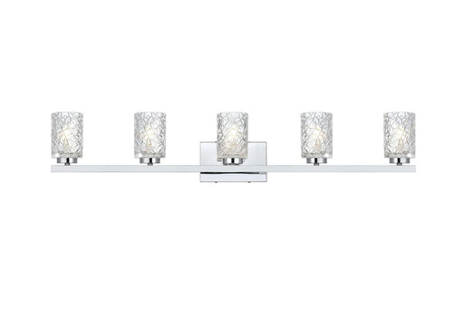 Elegant Lighting - LD7029W41C - Five Light Wall Sconce - Cassie - Chrome
