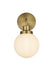 Elegant Lighting - LD7030W8SG - One Light Wall Sconce - Hanson - Satin Gold