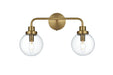 Elegant Lighting - LD7033W19SG - Two Light Wall Sconce - Hanson - Satin Gold