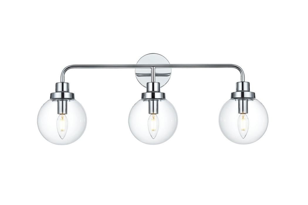 Elegant Lighting - LD7035W28C - Three Light Wall Sconce - Hanson - Chrome
