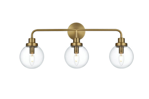 Elegant Lighting - LD7035W28SG - Three Light Wall Sconce - Hanson - Satin Gold